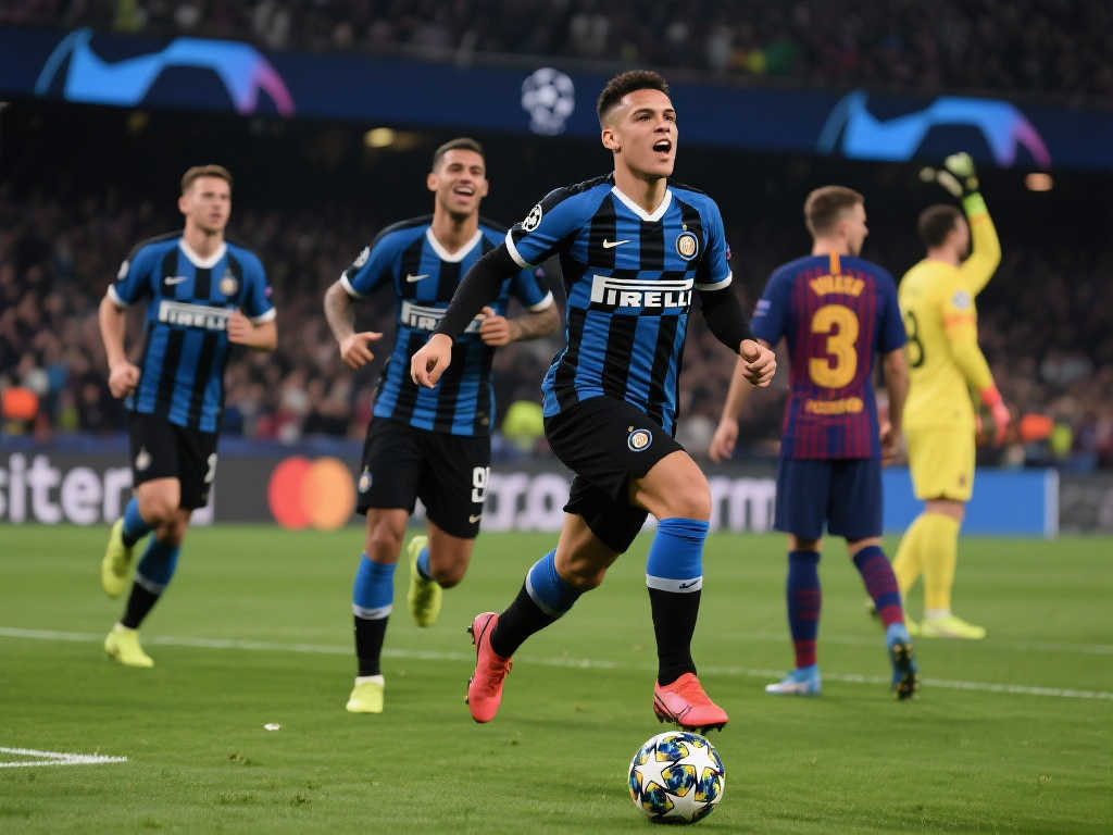 欧冠惊艳表现2球3助！国米挺进决赛最大功臣：完胜巴萨